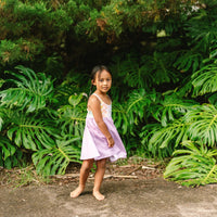 Monstera Twirl Dress - Handmade Hawaiian-Inspired Girls Dress