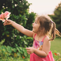 Girls Dress - Bright Multi Colored Hibiscus Print - Toddler Dress - Baby Girl Dress - Small Batch Ethically Made in Maui, Hawaii USA