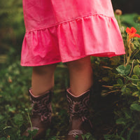 Girls Dress - Bright Multi Colored Hibiscus Print - Toddler Dress - Baby Girl Dress - Small Batch Ethically Made in Maui, Hawaii USA