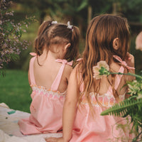 Girls Dress - Ombre Popsicles with Pink Twirly Skirt and Adjustable Straps - Baby, Toddler or Kid's Dress - Handmade in Maui, Hawaii USA