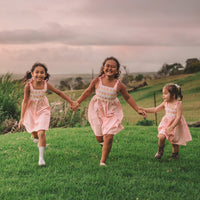 Girls Dress - Ombre Popsicles with Pink Twirly Skirt and Adjustable Straps - Baby, Toddler or Kid's Dress - Handmade in Maui, Hawaii USA