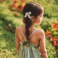Girls Dress - Water Lily Print - Baby, Toddler or Kid's Dress - Small Batch Handmade in Maui, Hawaii USA