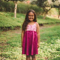 Girls Dress - Bird of Paradise Bright Tropical Print - Baby, Toddler or Kids Dress - Small Batch Handmade in Maui, Hawaii