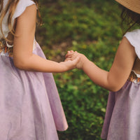 Girls Dress - Monarch Butterfly Print with Lace and Twirly Purple Skirt - Baby, Toddler or Kids Dress - Handmade in Maui, Hawaii