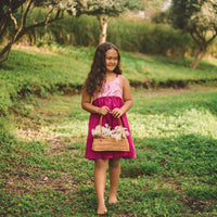 Girls Dress - Bird of Paradise Bright Tropical Print - Baby, Toddler or Kids Dress - Small Batch Handmade in Maui, Hawaii