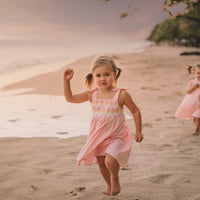 Girls Dress - Ombre Popsicles with Pink Twirly Skirt and Adjustable Straps - Baby, Toddler or Kid's Dress - Handmade in Maui, Hawaii USA