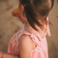 Girls Dress - Ombre Popsicles with Pink Twirly Skirt and Adjustable Straps - Baby, Toddler or Kid's Dress - Handmade in Maui, Hawaii USA
