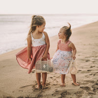 Girls Dress - Sailboats Print Dress with Twirly Skirt - Coastal Themed Baby, Toddler or Kids Dress - Handmade in Maui, Hawaii USA