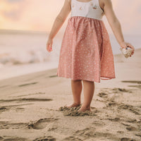 Girls Dress - Sailboats Print Dress with Twirly Skirt - Coastal Themed Baby, Toddler or Kids Dress - Handmade in Maui, Hawaii USA