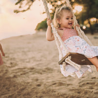 Girls Dress - Ocean Friends Print Dress - Coastal Themed Baby, Beach Ocean Loving Toddler or Kids Dress - Handmade in Maui, Hawaii USA