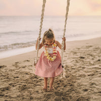 Girls Dress - Sailboats Print Dress with Twirly Skirt - Coastal Themed Baby, Toddler or Kids Dress - Handmade in Maui, Hawaii USA