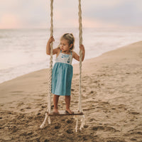 Girls Dress - Nautical Sailboat and Fish Print Dress - Baby, Toddler or Kids Dress - Small Batch Handmade in Maui, Hawaii