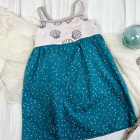 CLEARANCE - Shells Print - Size 6-12 mo. and 2/3 yr. Only