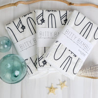 Hawaii Baby Gift, Aloha Surfboards Baby Shower Gift, Burp Cloth Set, Handmade in Maui