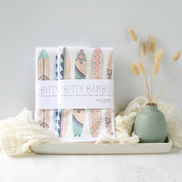 Hawaii Baby Gift, Surfer Girl Surfboards Baby Shower Gift, Burp Cloth Set, Handmade in Maui