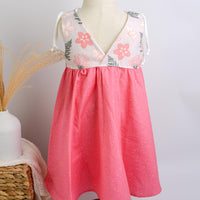 SAMPLE SALE DRESS - Lei Garden V-Back Dress - Size 2/3 yrs. Only