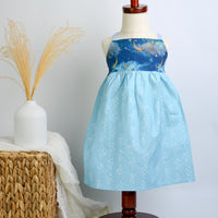 SAMPLE SALE DRESS - Moon and Stars Print Dress