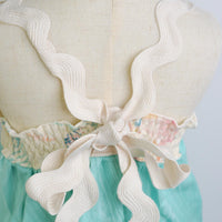 SAMPLE SALE DRESS - Ocean Print with Ric Rak Adjustable Straps - Size 2/3 yrs. Only