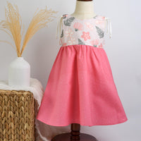 SAMPLE SALE DRESS - Lei Garden V-Back Dress - Size 2/3 yrs. Only