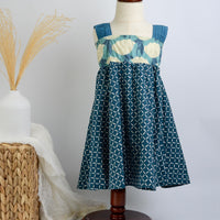 SAMPLE SALE DRESS - Peony Floral Dress - Size 2/3 yr and 3/4 yr only