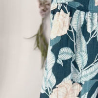 Handmade Girls' Gardenia Dress | Soft 100 percent Cotton Double Gauze | Shirred Back | Made in Maui, Hawaii