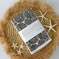 Sea Urchin Baby Burp Cloth - Baby Boy or Girl Gift - Ocean Theme Nursery Gift - Nautical Layette Gift- Made in Maui, Hawaii USA