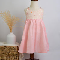SAMPLE SALE DRESS - Surfer Girls in Pink Twirly Dress