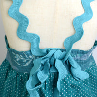 SAMPLE SALE DRESS - Whale Print with Ric Rak Straps - Size 5/6 yr. Only