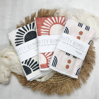 SALE - Modern Boho Sun and Rainbow Themed Gift Set - Gender Neutral Baby Gift Idea - Newborn, Shower, Layette Gift - Made in Maui, Hawaii