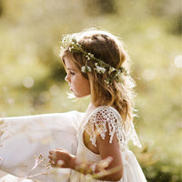 Flower Girl | Photoshoot Dress Boho | Lace Flower Girl Dress | Flower Girl Dress Ivory | Junior Bridesmaid | Made in Maui Hawaii