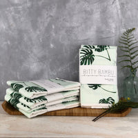 Monstera Leaf Burp Cloth - Baby Gift Idea - Plant Mom Baby Gift - Gender Neutral Newborn - Made in Maui, Hawaii