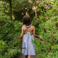 Handmade Hawaiian Girls Twirl Dress - Crownflower (Pua Kalaunu)