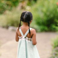 Girls Twirl Dress - ʻAmakihi Bird Dress - Handmade Hawaiian Cotton Dress - Toddler & Baby Girls Dress