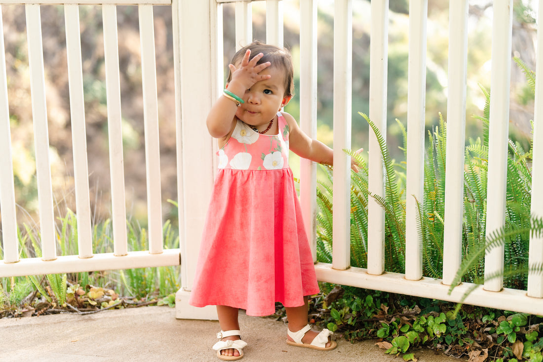 Pua Kala Dress -  Handmade Hawaiian Baby & Toddler Dress