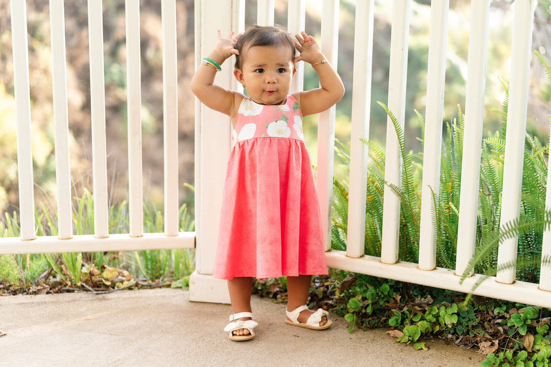 Pua Kala Dress -  Handmade Hawaiian Baby & Toddler Dress