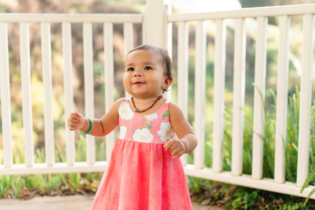 Pua Kala Dress -  Handmade Hawaiian Baby & Toddler Dress