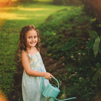 Girls Dress - Ginger Bloom Print - Toddler Dress - Baby Girl Dress  - Small Batch Handmade in Maui, Hawaii USA