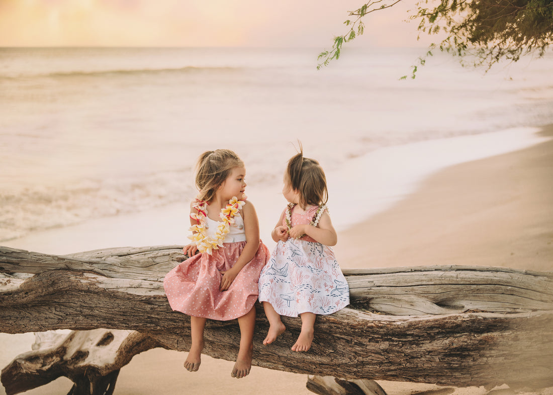 Ocean Sailboat Twirly Dress - Handmade Girls Dress
