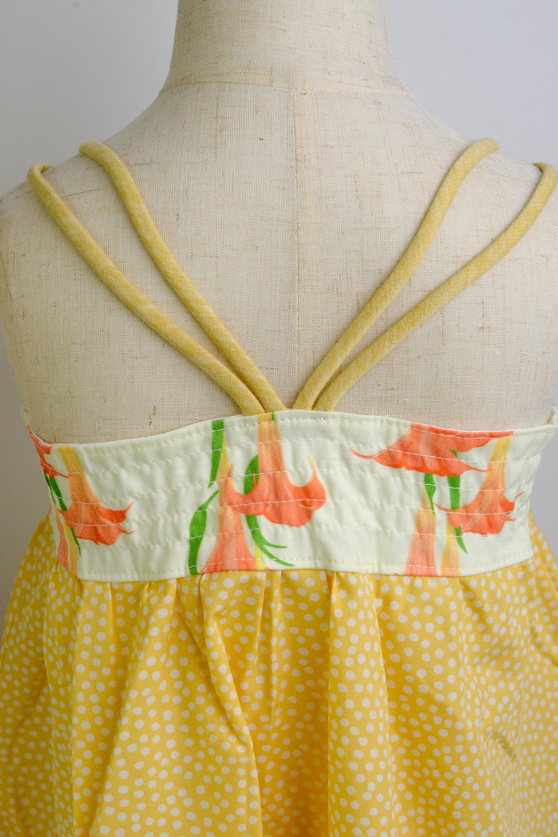 SAMPLE SALE DRESS - Angel's Trumpet Twirly Dress   - Size 5/6 yrs. Only