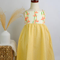 SAMPLE SALE DRESS - Angel's Trumpet Twirly Dress   - Size 5/6 yrs. Only
