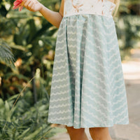 Girl wearing the whale and waves dress in Maui, Hawaii