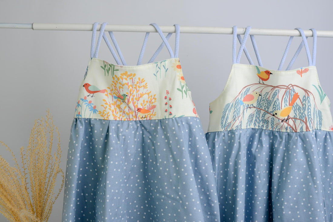 SAMPLE SALE DRESS - Birds Twirly Dress