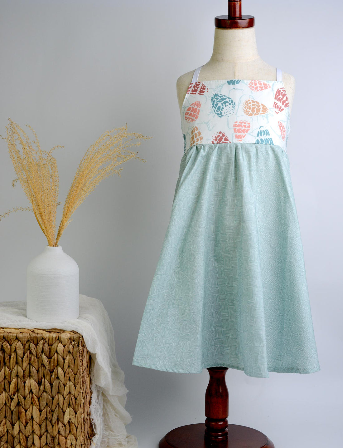 SAMPLE SALE DRESS - Cone Shell Twirly Dress - Sizes 3/4 yrs. and 5/6 yrs. Only