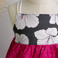 SAMPLE SALE DRESS - Hibiscus Print Dress - Size 1/2 only