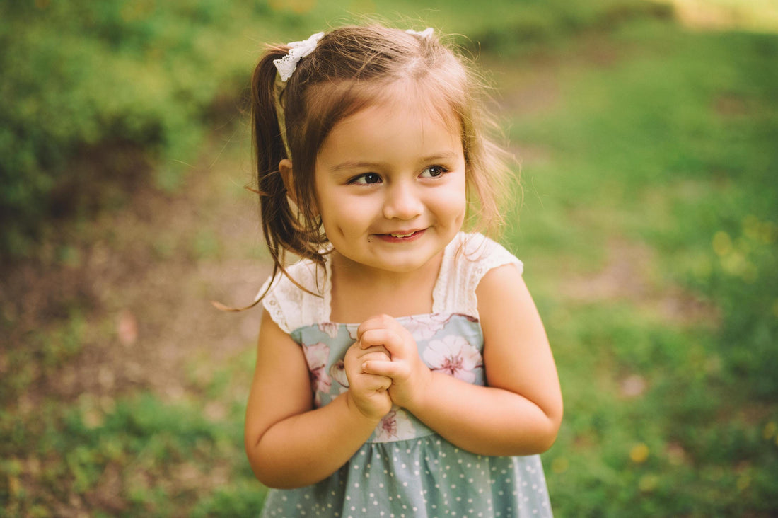 Cherry Blossom Girls Dress | Soft Floral Toddler Sundress, Lace Strap Back, Twirly Skirt | Island Inspired, Handmade in Maui