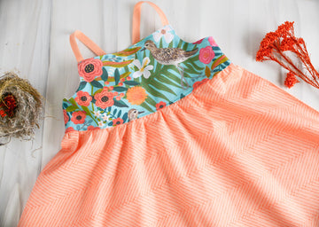 Limited Design - Kolea Bird Garden Twirl Dress