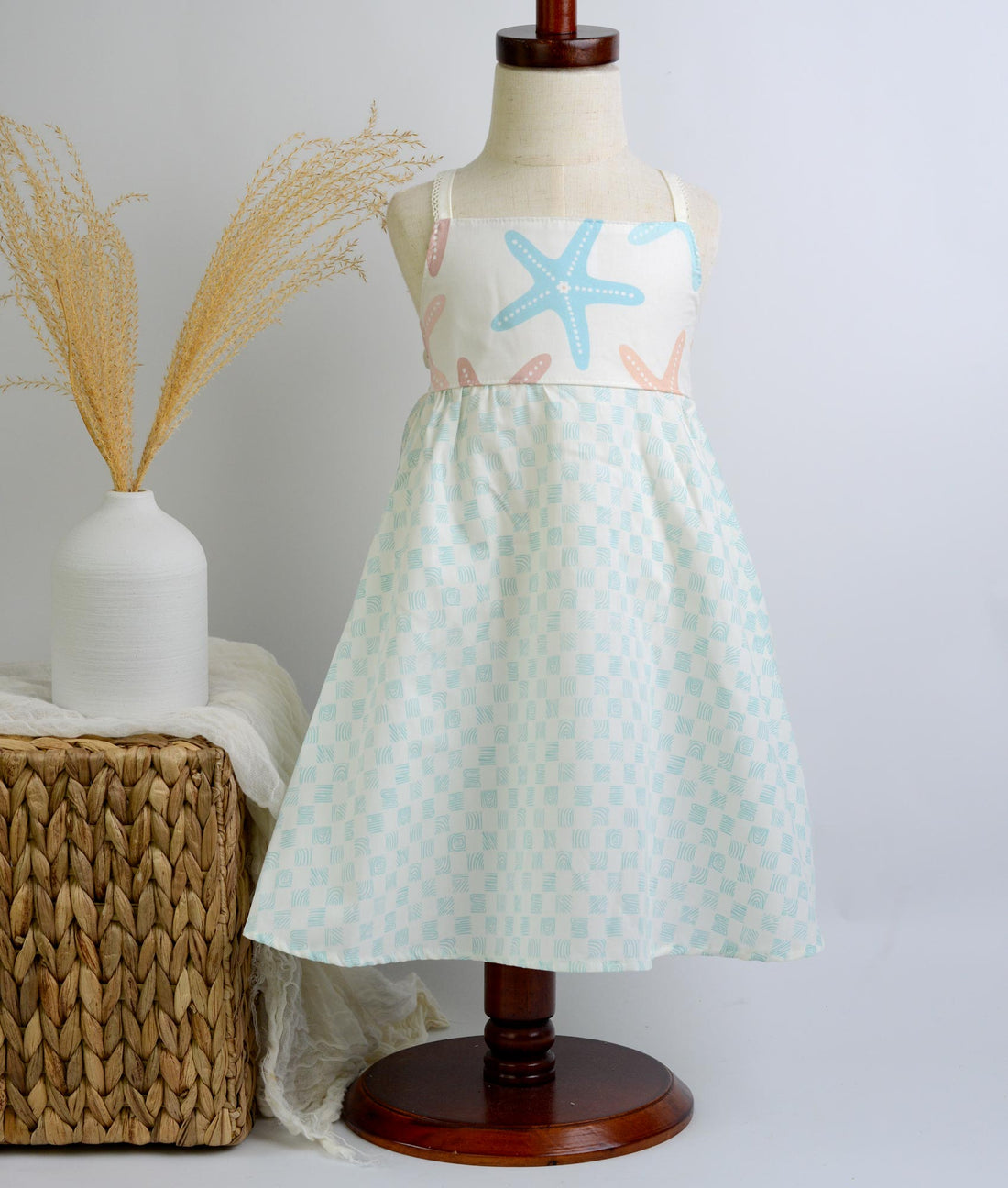 SAMPLE SALE DRESS - Starfish Dress - Size 2/3 yr. Only