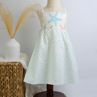 SAMPLE SALE DRESS - Starfish Dress - Size 2/3 yr. Only