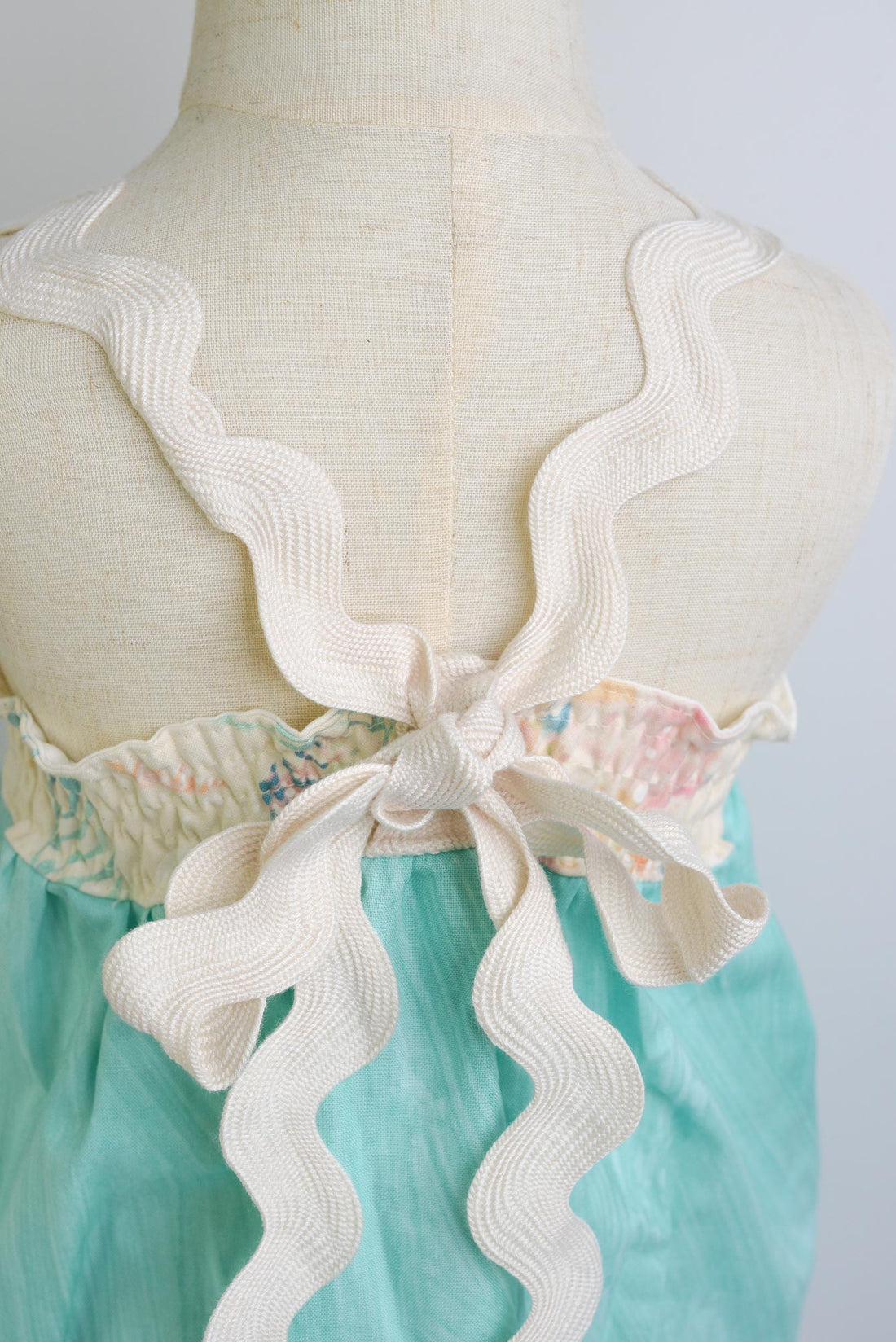 SAMPLE SALE DRESS - Ocean Print with Ric Rak Adjustable Straps - Size 2/3 yrs. Only