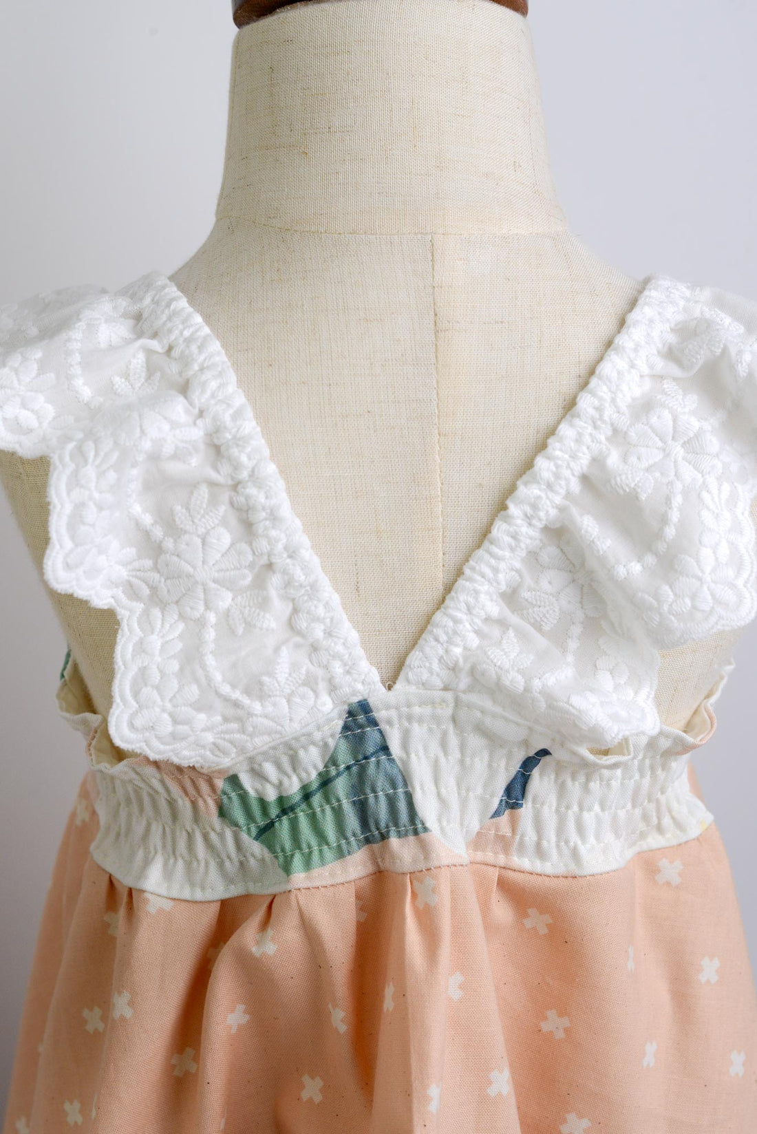 SAMPLE SALE DRESS -  Orchids Twirly Dress with Lace Flutter Sleeves  - Assorted Colors - Sizes 2/3 yr. and 7/8 yr. Only